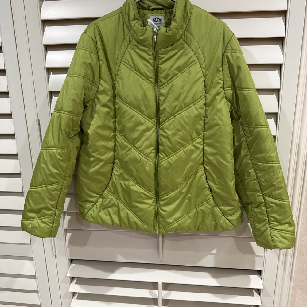 Athletic Works Women's Lime Puffer Jacket